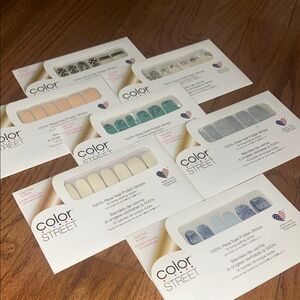 Color Street Nail Strips Collection - Bundle of 7 NWT